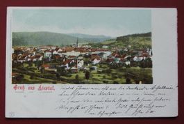 Schöne AK Gruss aus LIESTAL , 1901 !!!