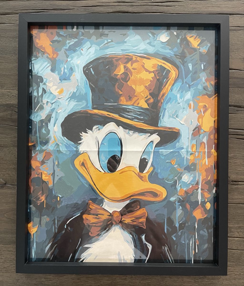 Foto & Immagini: Handcrafted Dagobert Duck auf Leinwand – Nuovo (secondo la descrizione) da Oensingen venduto da antje357