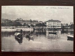 SAINT - BLAISE (LATÉNA) Collège et le port, animée, FELDPOST