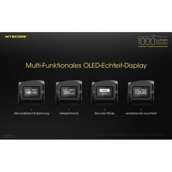 NiteCore Lampade: starke Schlüsselbundleuchte NiteCore TUP – Nuovo e nell'imballaggio originale da Grüningen venduto da Prolumin 2