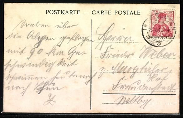 Cartoline postali: C. Steinmann Nr. 2138: Interlaken, Teila – Usato da Berlin venduto da bartko-reher 1