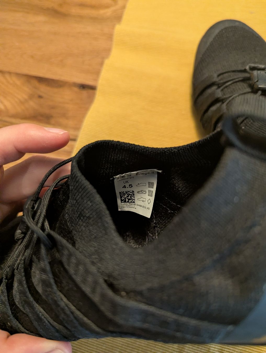 Meindl Herrenschuhe: Meindl Barfussschuhe, 37, schwarz mit Schnellschnürsystem – Gebraucht aus Basel von labaffe01 4