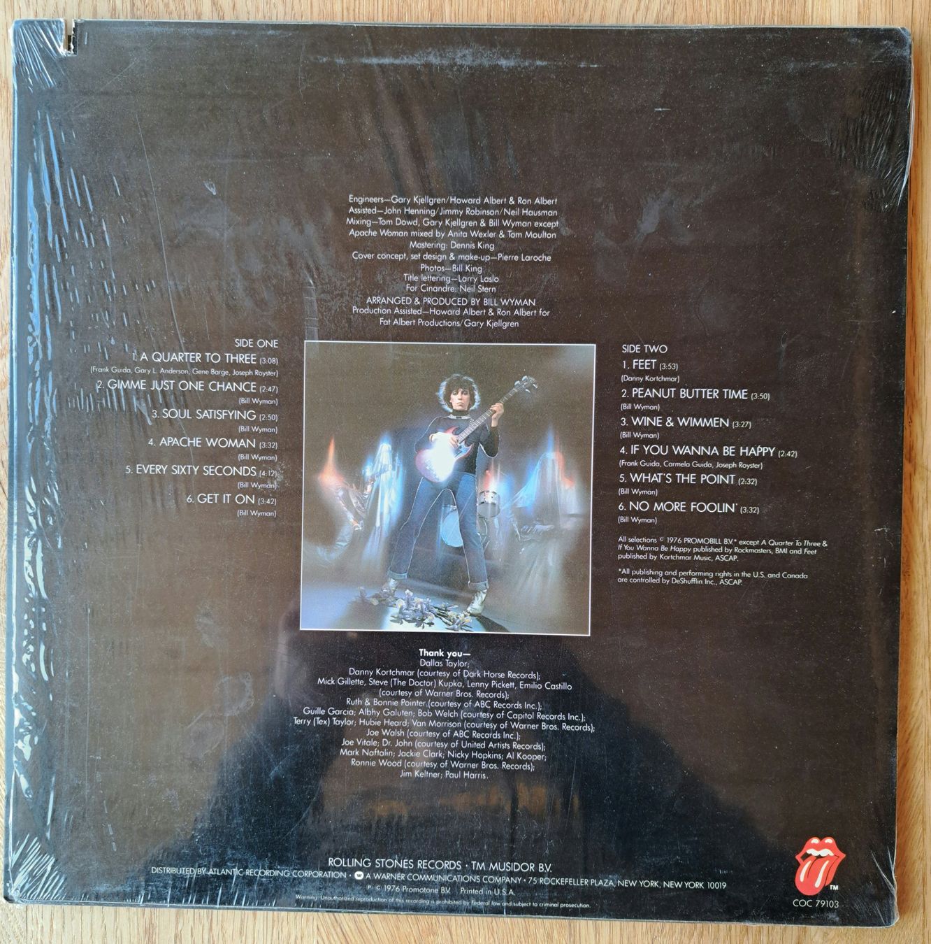 Schallplatten: Bill Wyman - Stone Alone (ex Rolling Stones) – Gebraucht aus Meggen von Ricardokoch 1