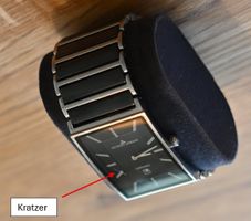 Jacques Lemans Ceramic Armbanduhr – Schwarz/Silber – Klassik