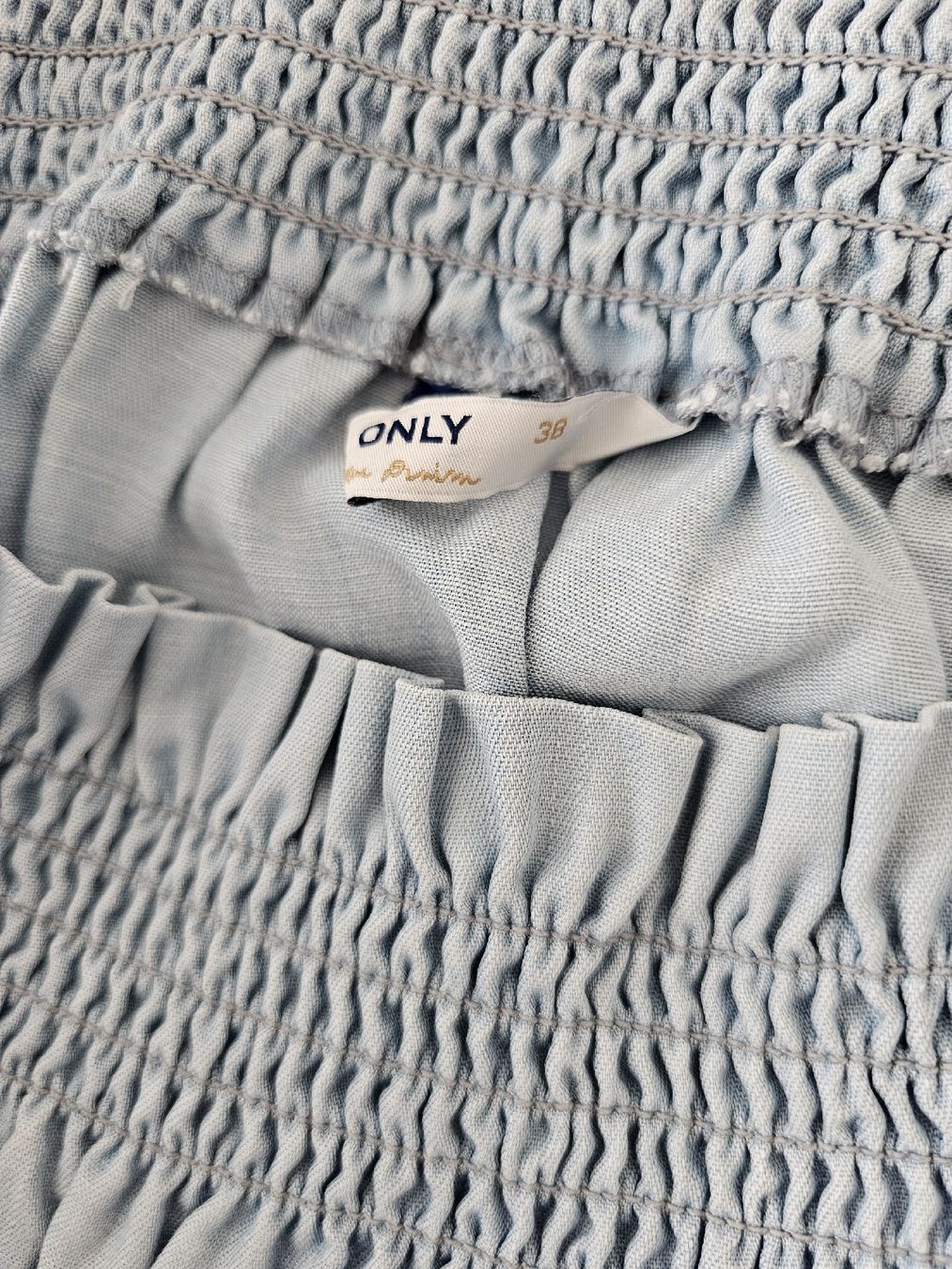 Only Camicette: ONLY Carmenbluse, Gr. 38, Off-Shoulder, hellblau – Nuovo (secondo la descrizione) da Steinmaur venduto da Kiki_m240 1
