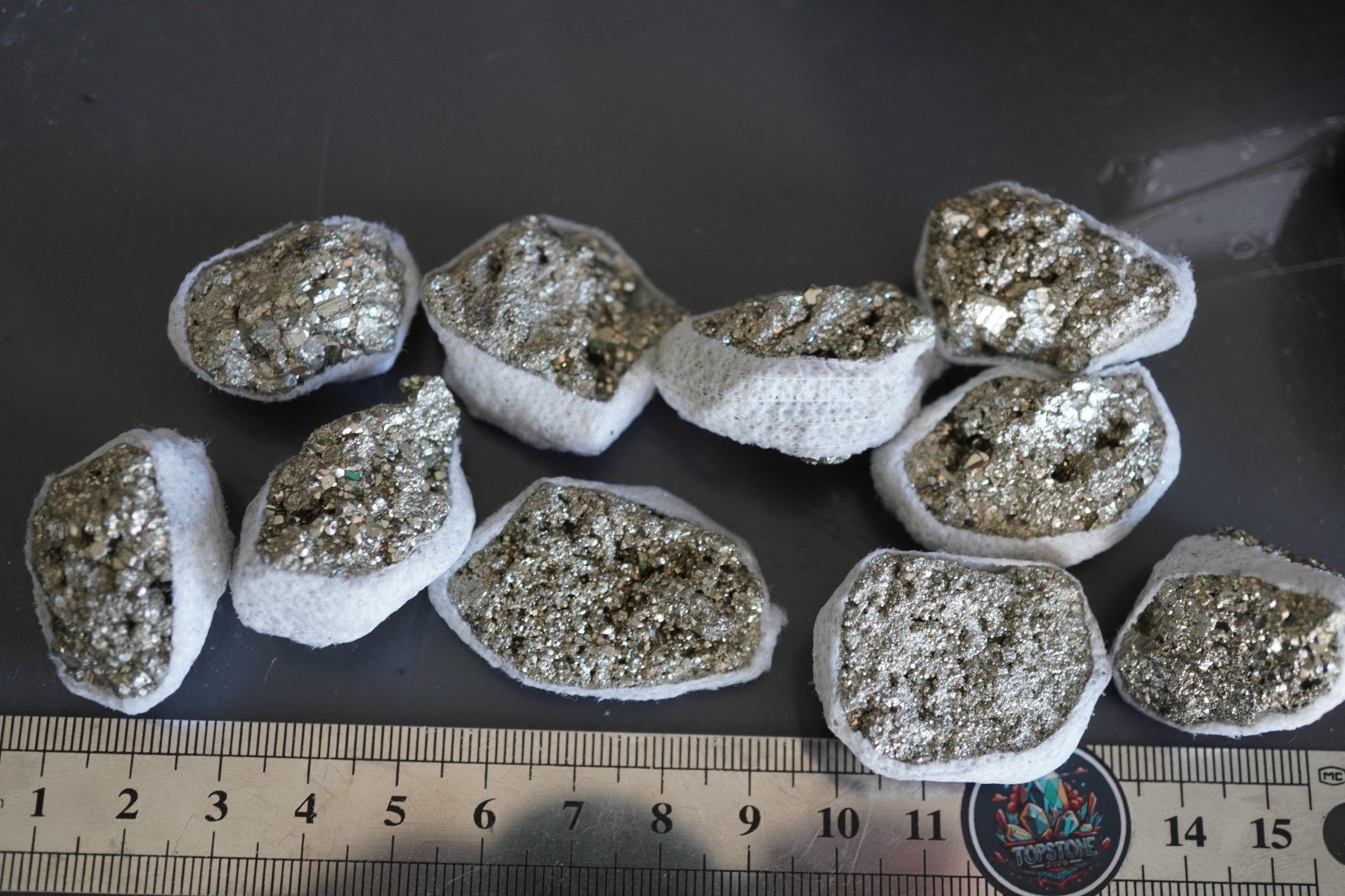 Minerali & Pietre curative: Pyrit Rohsteine Sammlung ab 10.- – Nuovo e nell'imballaggio originale da Eschenbach SG venduto da topstone 4