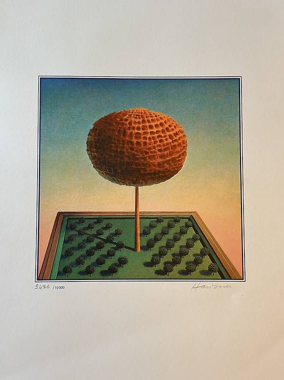 Grafica & Litografie: Rudolf Hausner - Adams Lebensbaum – Usato da Basel venduto da ele_pc7g 1