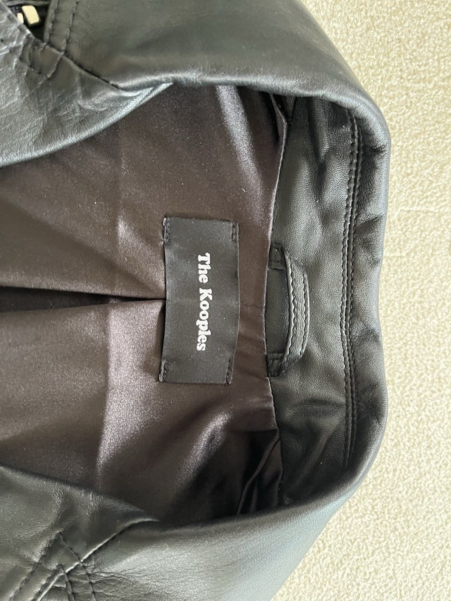 Kooples Giacche: Kooples Black Leather Jacket - Ready for Autumn Rides – Usato da Zürich venduto da Tzitzi 3