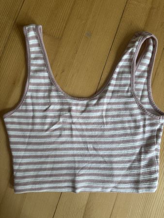 Pink-weiss gestreiftes Top grösse XS/S