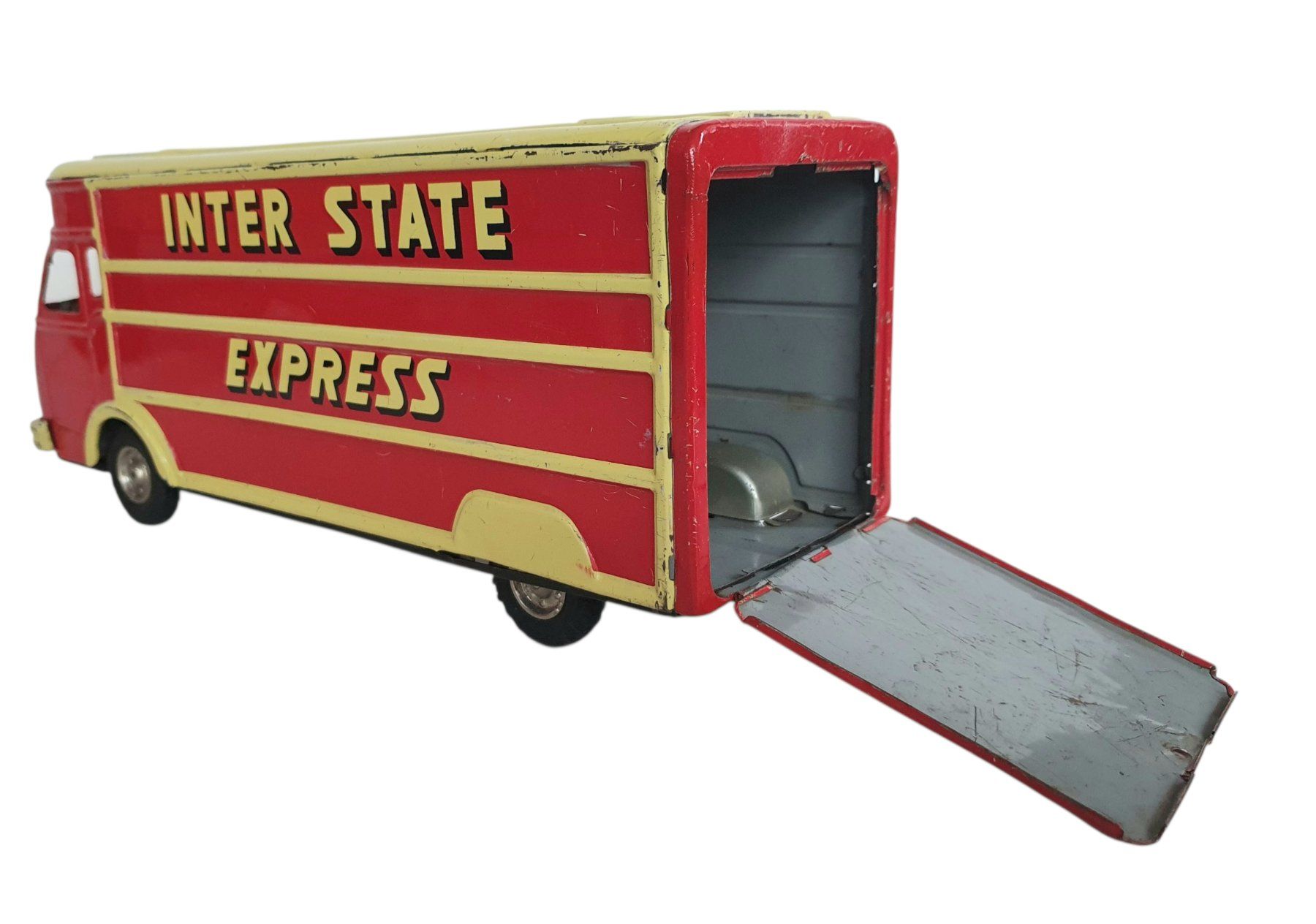 Gama Giocattoli: GAMA INTER STATE EXPRESS Lastwagen mit Uhrwerkantrieb – Difettoso da Flawil venduto da RoverVitesse 5