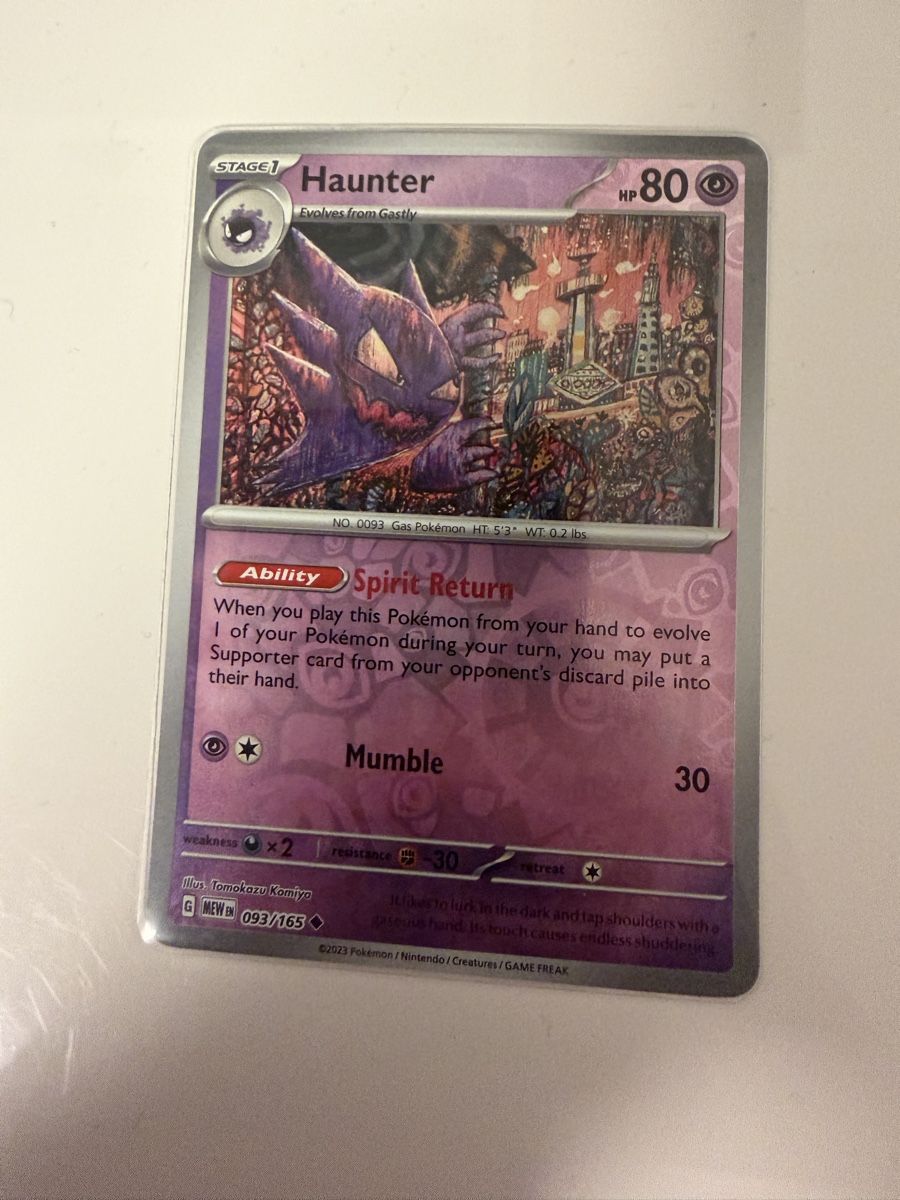 Pokémon Carte collezionabili: Haunter Reverse Holo 093/165 EN – Nuovo (secondo la descrizione) da St. Margrethen SG venduto da mar_r9qg