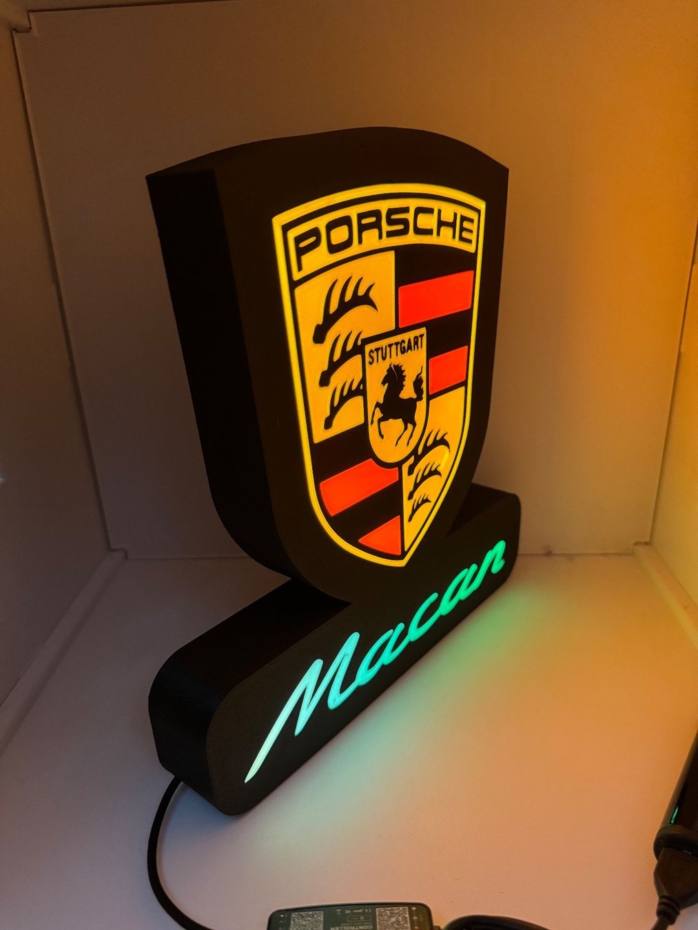 Lampade: Lightbox lumière led Porsche Macan – Nuovo (secondo la descrizione) da Vicques venduto da PAMB3D 4