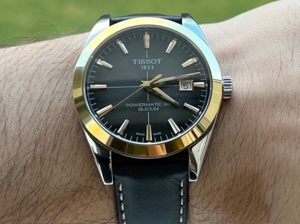 TISSOT GENTLEMAN POWERMATIC 80 SILICIUM SOLID 18K GOLD BEZEL