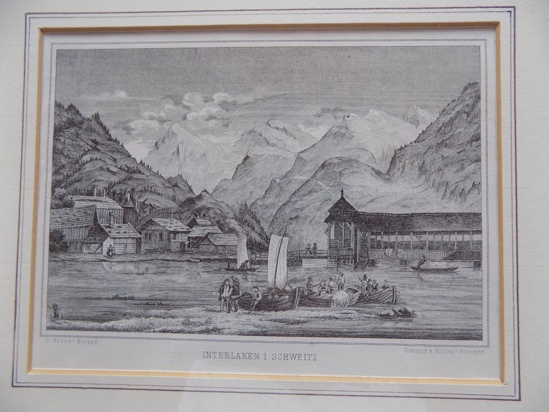 Gravures: Interlaken Goldrahmen – D'occasion à Risch par Rischli15 2