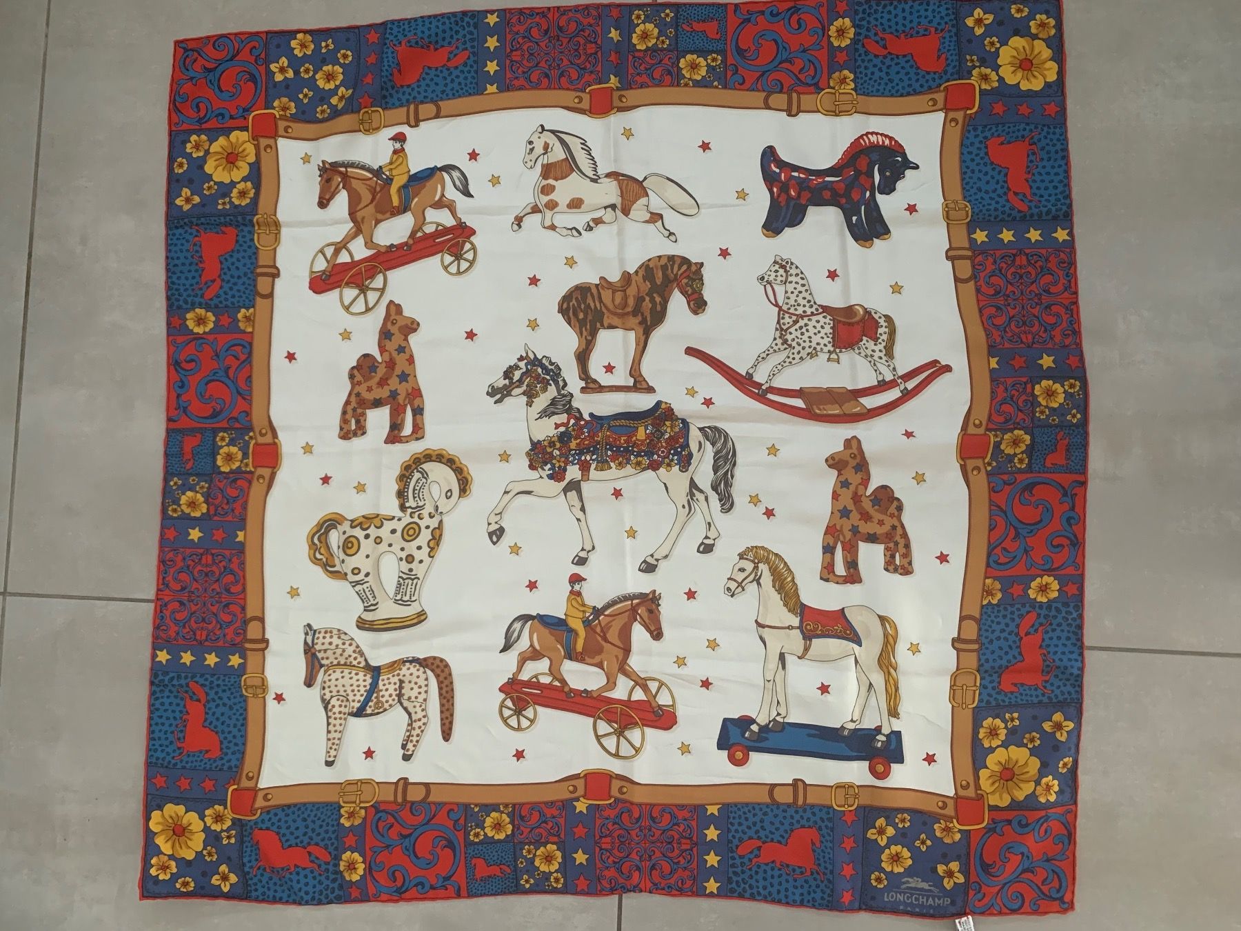 Longchamp Foulards, Tücher & Schals: Longchamp foulard – Gebraucht aus Lugano von  2