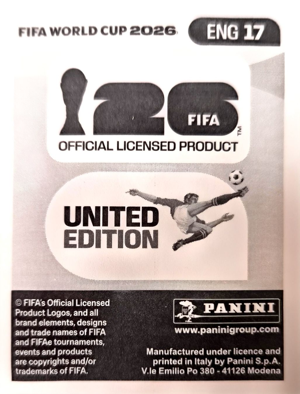 Panini Carte collezionabili: Carte FIFA World Cup 2026 ENG 17 – Usato da Clarens venduto da rim_g98y 1