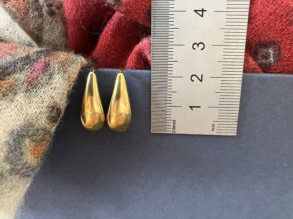 Ohrringe & -stecker: Teardrop - Ohrringe, vergoldet – Gebraucht aus St. Gallen von jbr_q7tx 3