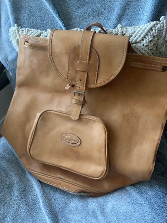 lederrucksack natur