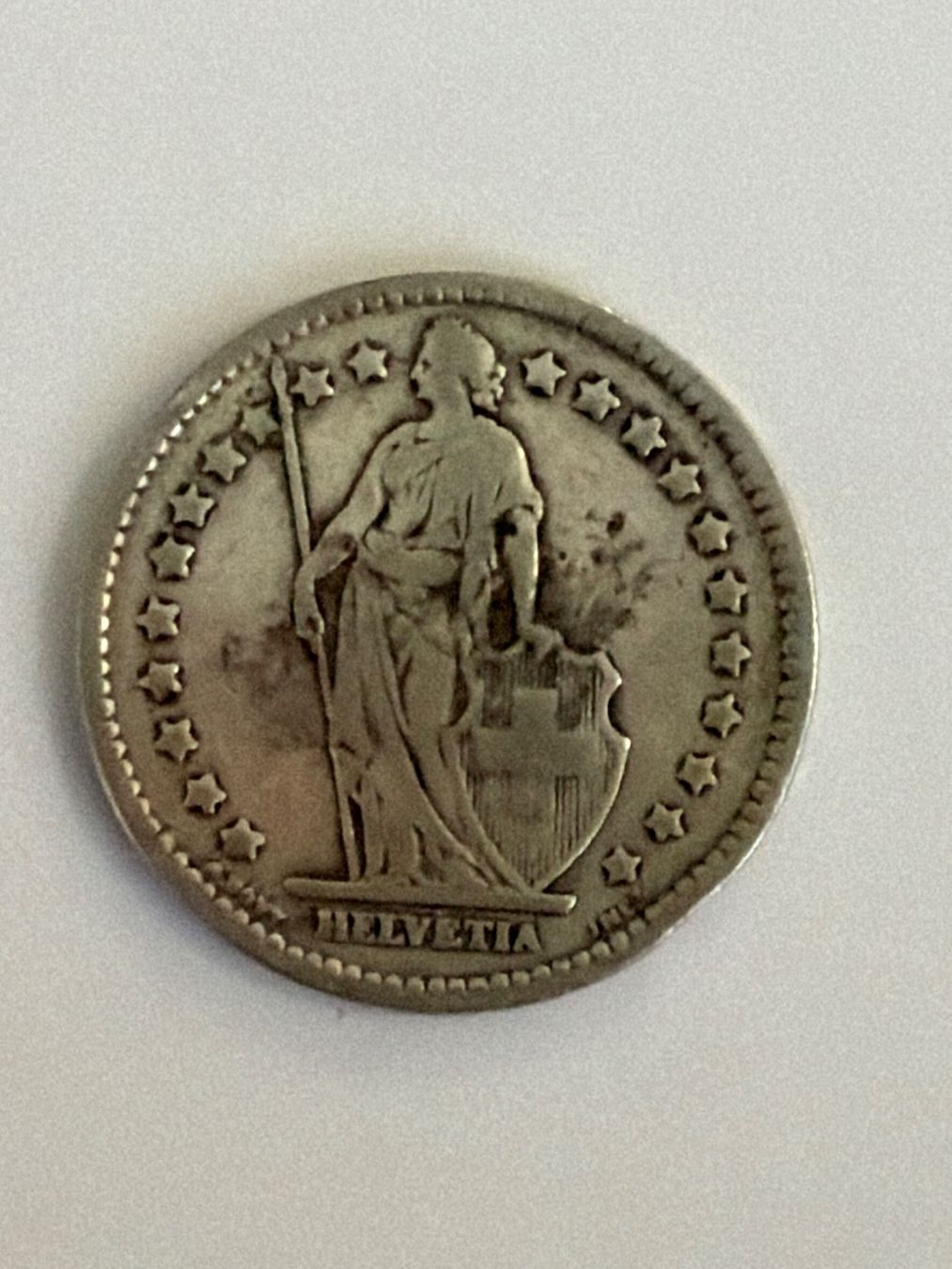 Alle Münzen: 1.- silber 1909 (68) – Gebraucht aus Bonstetten von juliestore 1