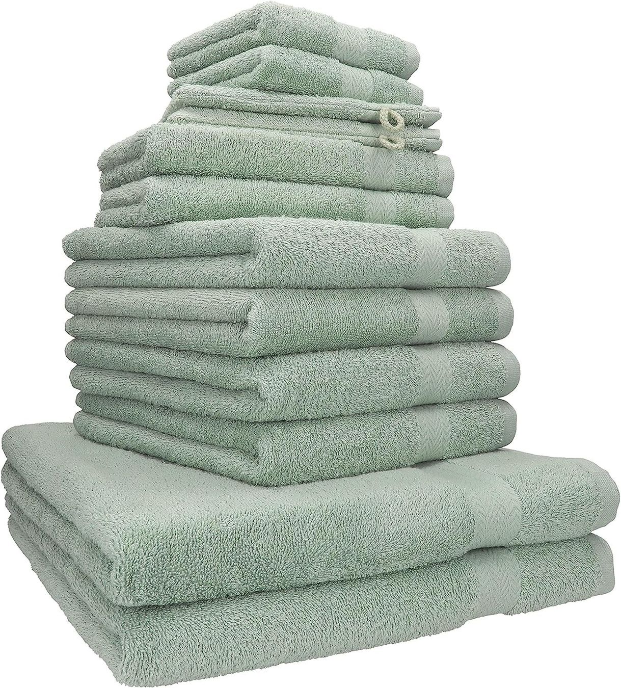 Teli da bagno: Premium 12er Frottier Handtuch-Set – Nuovo e nell'imballaggio originale da Nuglar venduto da SaleRitter