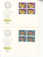 LBK 526 - 527 im 4er-Block FDC