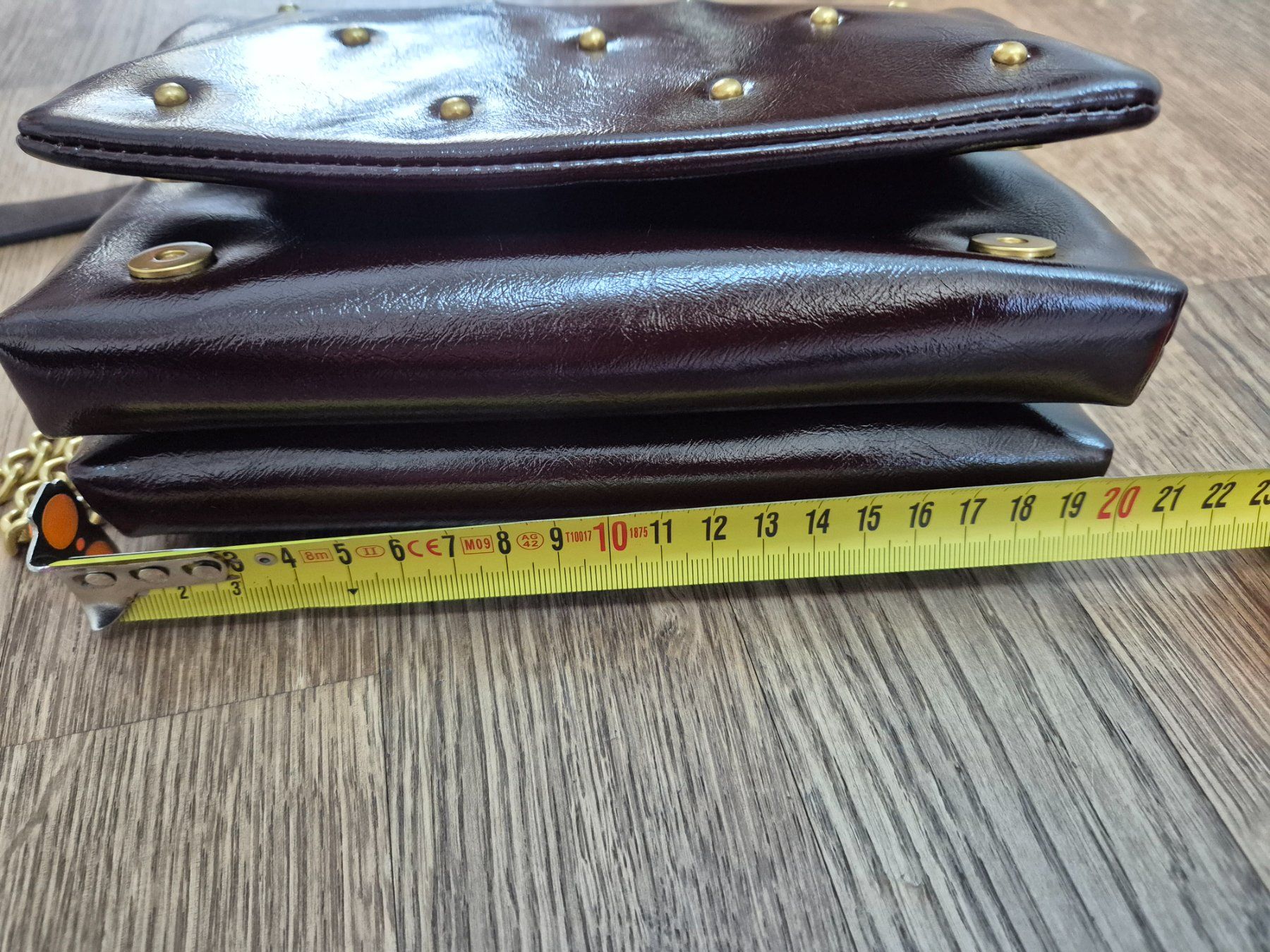 Taschen für Damen: Brown + gold crossbody bag – Gebraucht aus Zürich von monadiederich 5