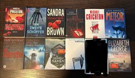 Diverse Bücher Krimi/Thriller 11 Stück