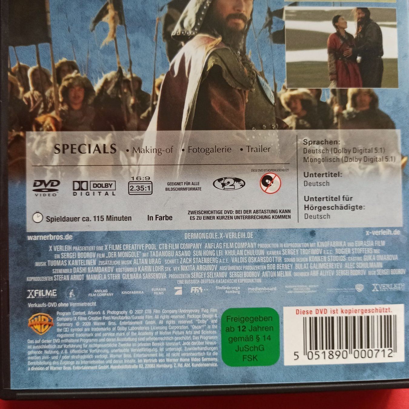 Tutti i DVDs: Der Mongole – Usato da Dübendorf venduto da kb86_MOVIE 2