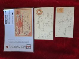 Brief Umschlag von 18 Hundert Jahr. und 19 J. Costa Rica