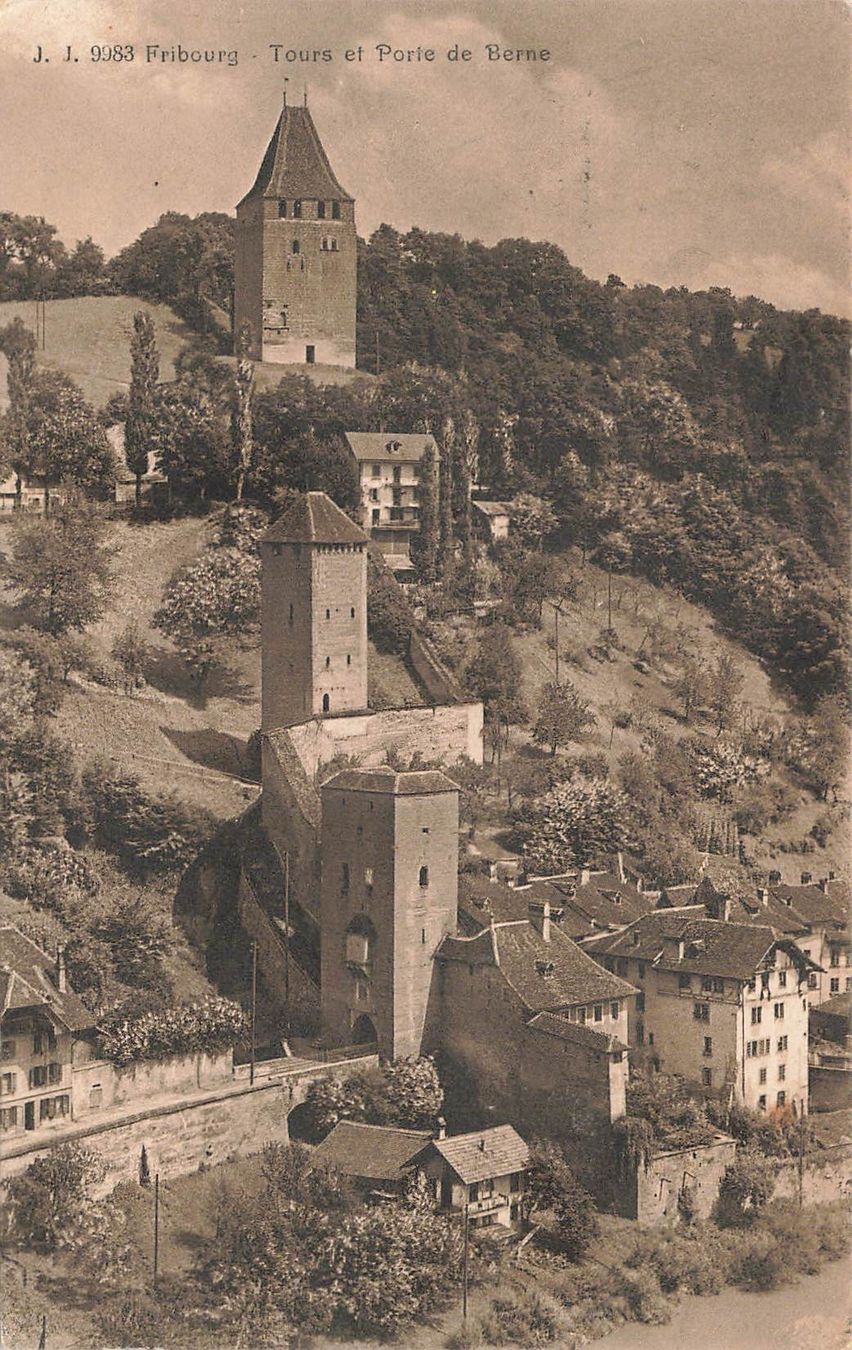 Cartoline postali: Fribourg – Usato da Biasca venduto da Blenio71