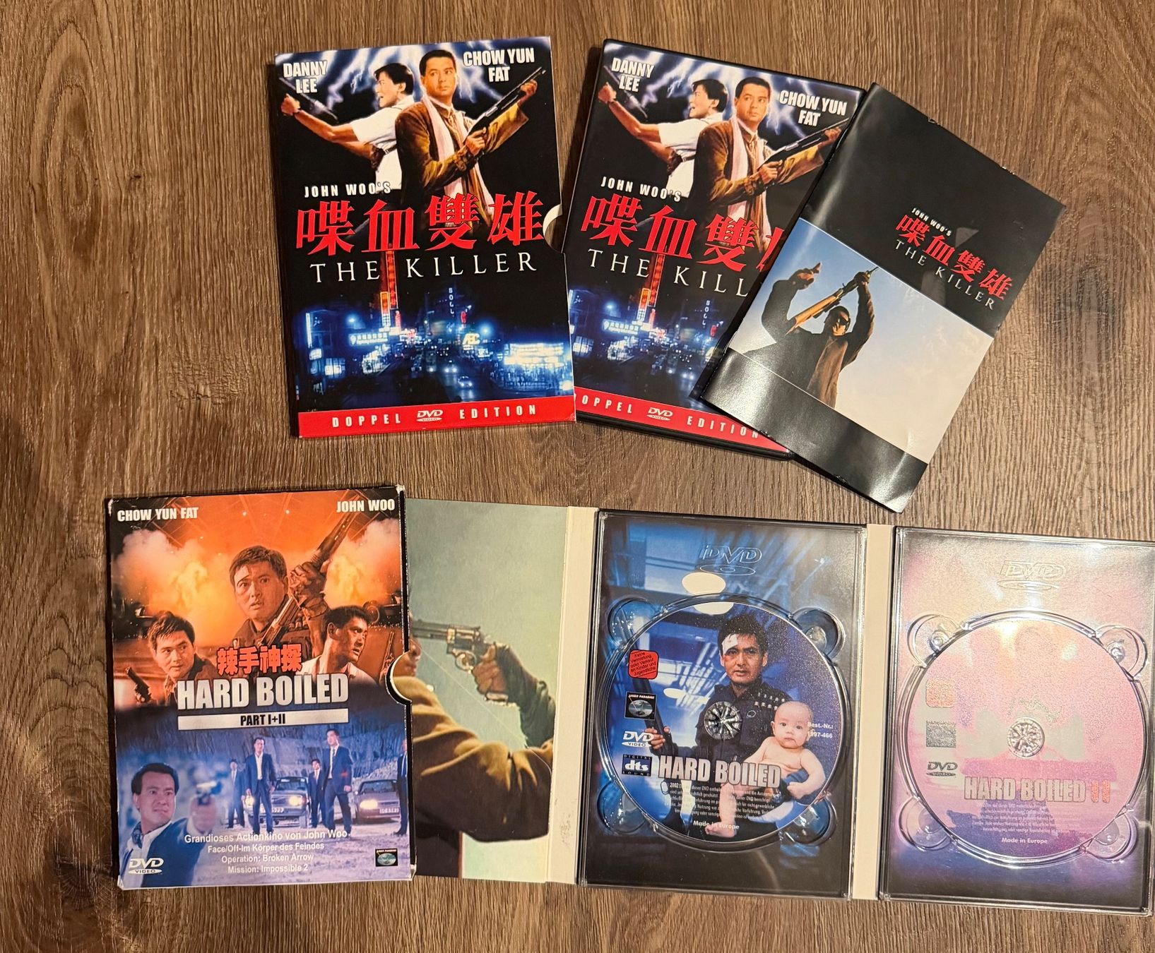 Tutti i DVDs: John Woo Packet, Hard Boiled etc. – Usato da Zollikofen venduto da hekote 3