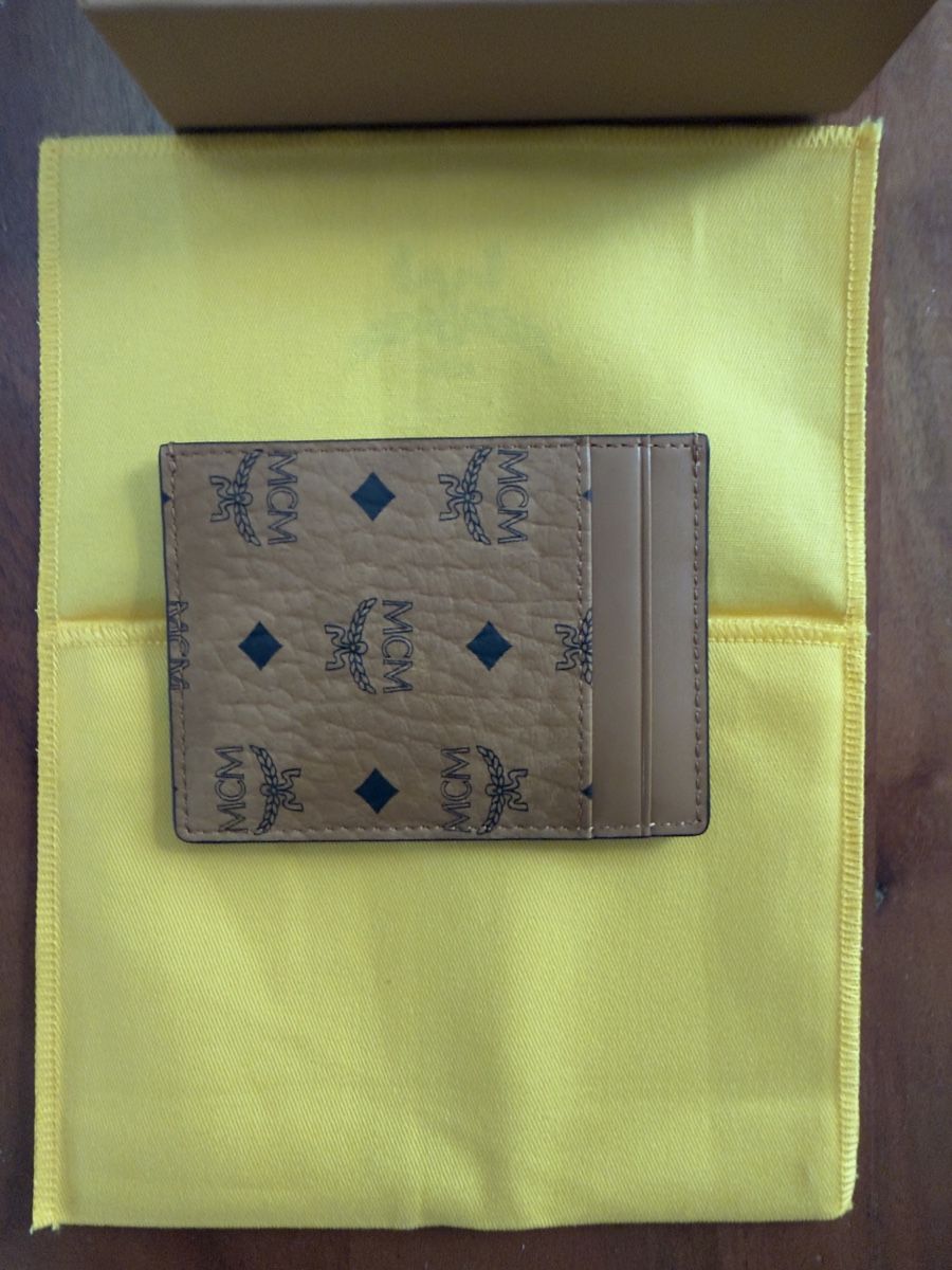 Mcm Portafogli: MCM Kartenetui Visetos Cognac, neu mit Box – Nuovo (secondo la descrizione) da Neuendorf venduto da Bleu_primitif 5