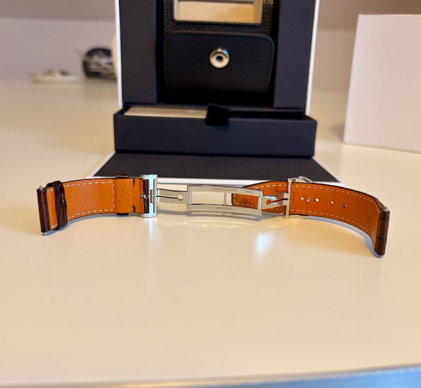 IWC Orologi: IWC Pilot 36, graues Ziffernblatt, Box no Papers – Usato da Uitikon Waldegg venduto da paratroopamac 5