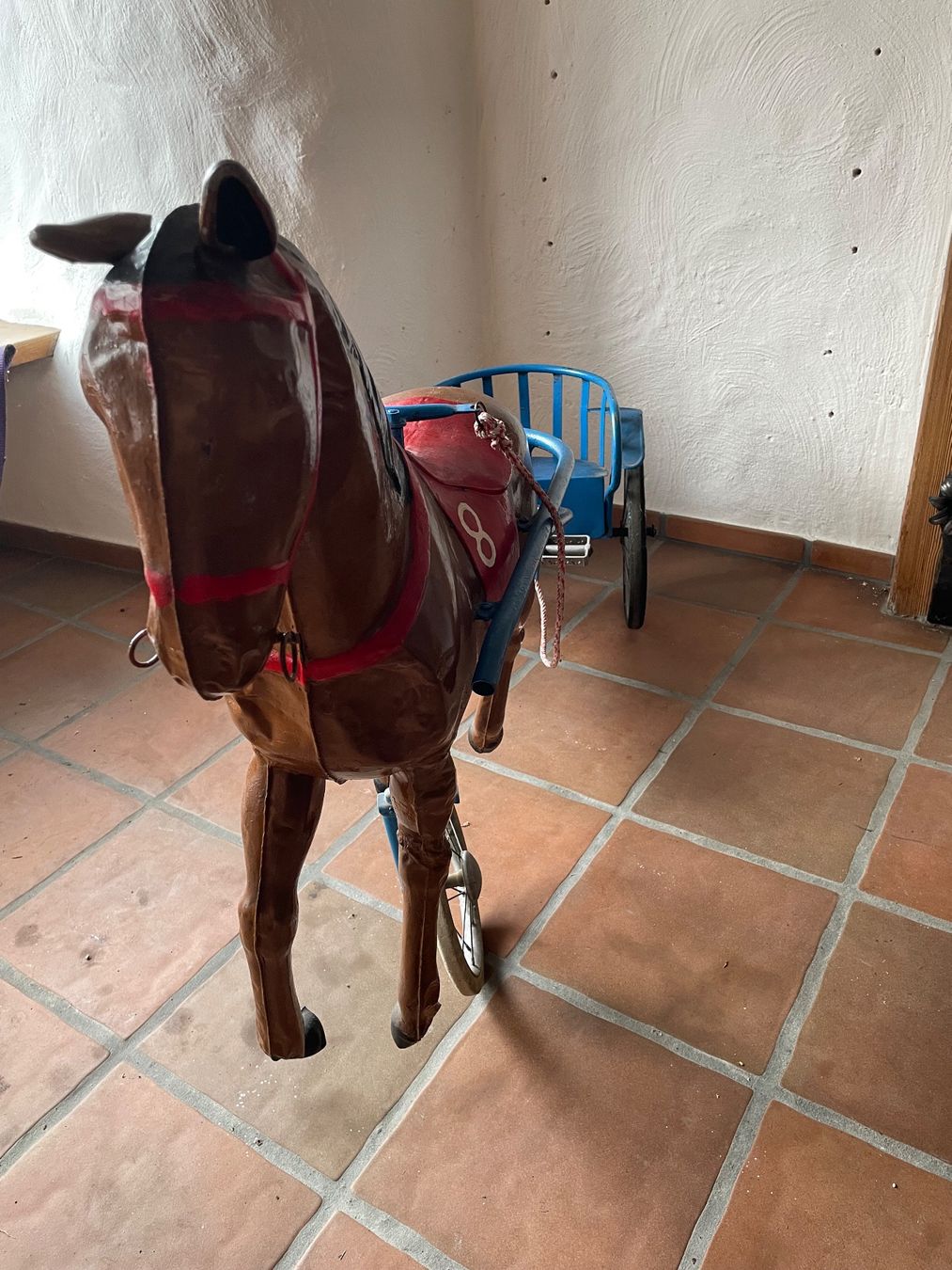 Spielzeuge: antikes spielzeug Blech-Pferd mit Wagen – Gebraucht aus Läufelfingen von Schueracher4448 3