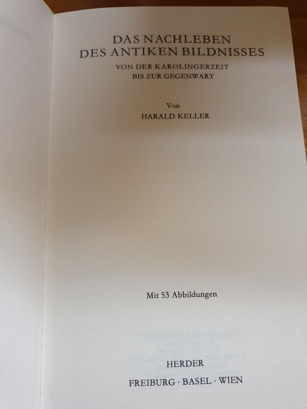 Libri: Das Nachleben des Antiken Bildnisses – Usato da Oberdorf BL venduto da BaldenEagle 1