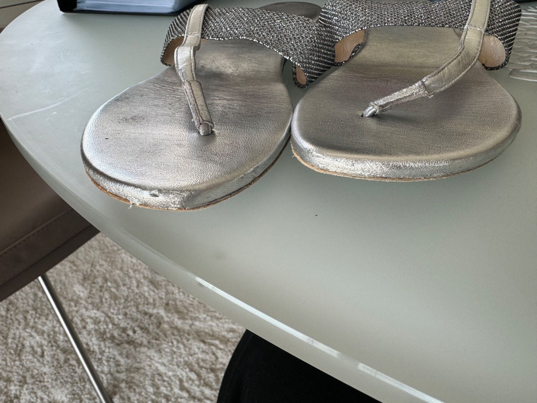 Scarpe da donna: PETER KAISER Sandale Gr41 Silber (7,5) – Usato da Zuerich venduto da Moochie 2