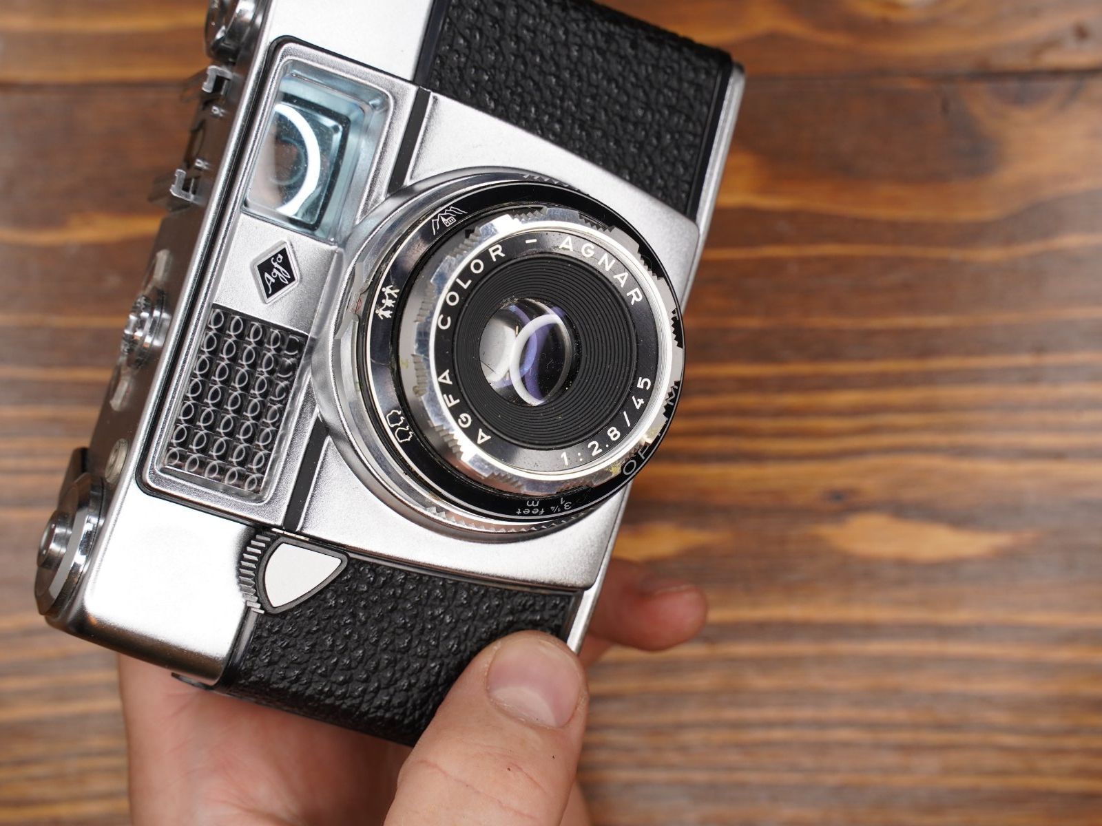 Agfa Fotocamera: Agfa optima Ia mit Case – Usato da Bern venduto da FotoStrobo.ch_Outlet 1