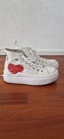 Turnschuhe weiss Herz Grösse 36 guter Zustand