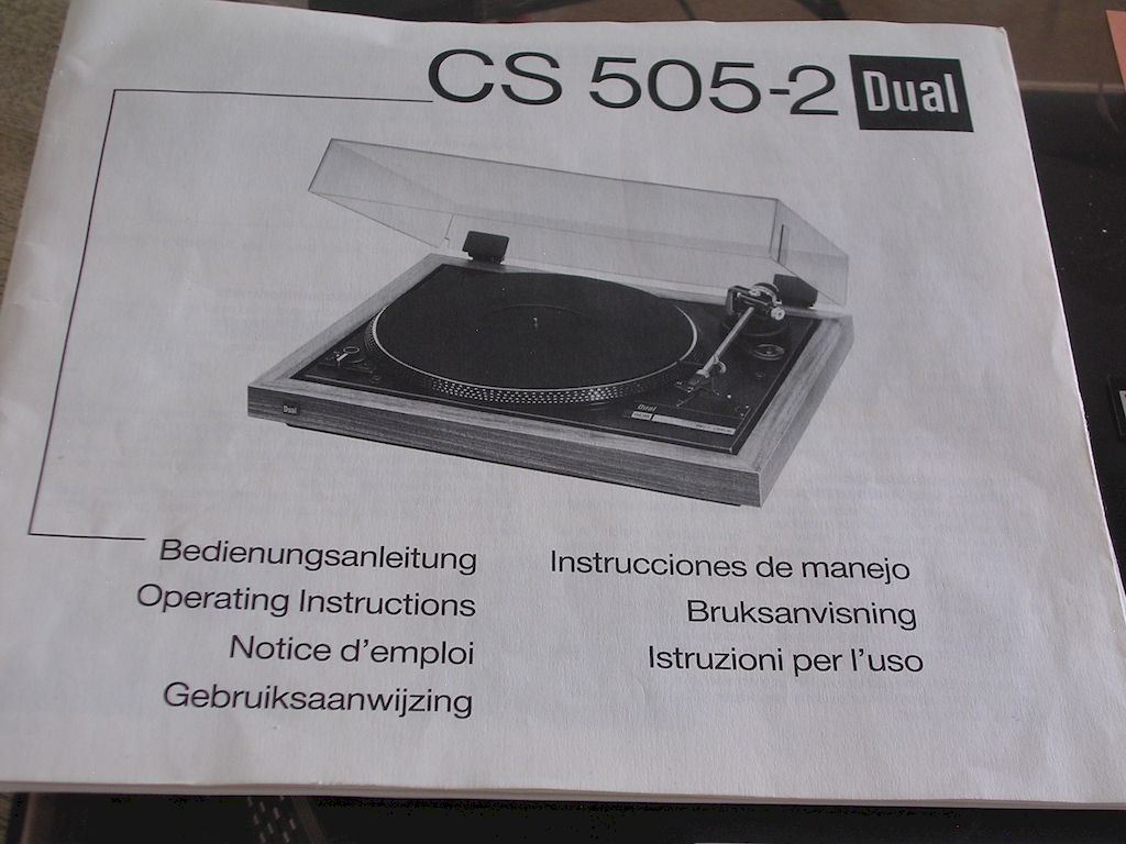 Dual Tourne-disques: Dual CS 505-2 – Défectueux à Rüschlikon par bthumb68 5