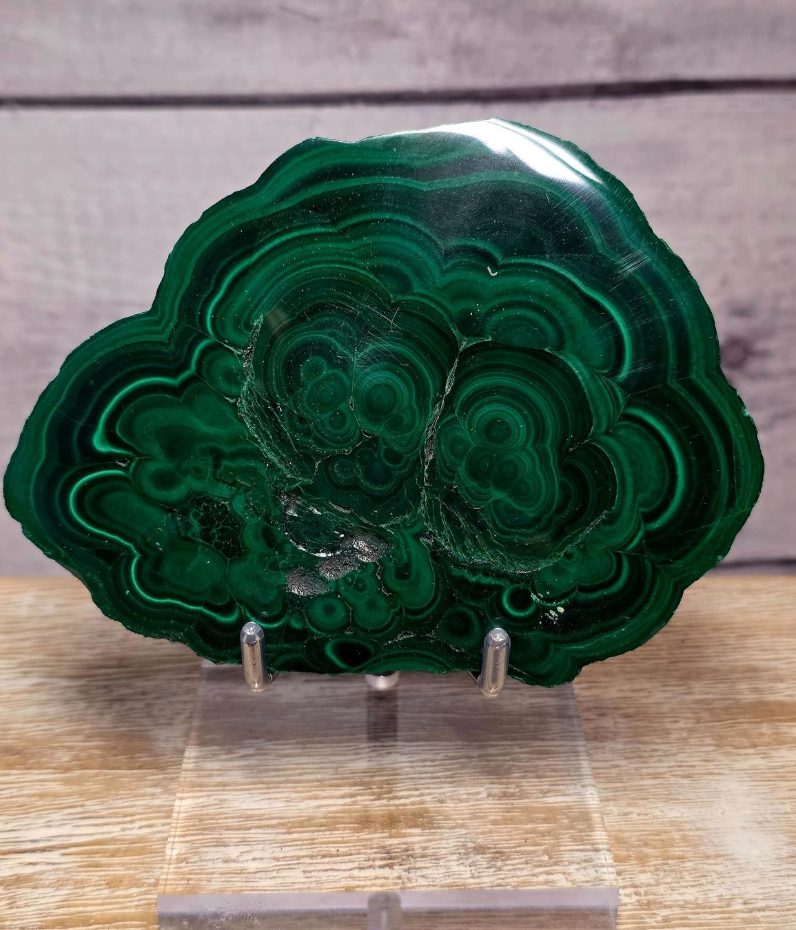 Minerali & Pietre curative: Top Malachit 348g – Nuovo e nell'imballaggio originale da Matzingen venduto da Shay_Crystalz