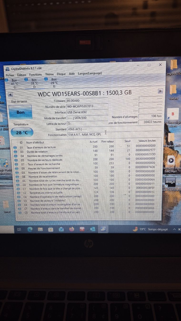 Western Digital Harddisks: 1.5 tb wd  – Gebraucht aus Léchelles von sim7891 2