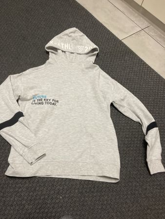 Kaputzenpulli hellgrau junge gr 164