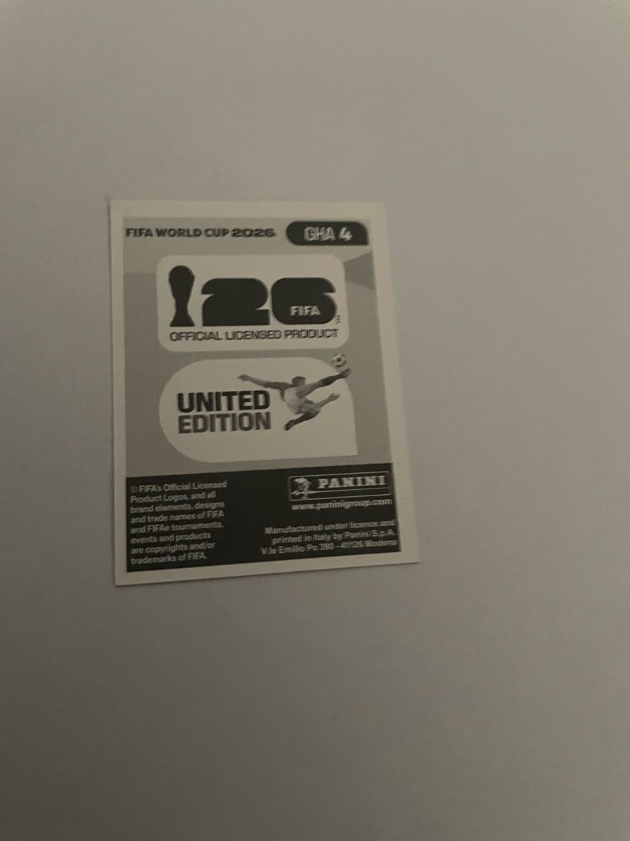 Panini Carte collezionabili: FIFA WM 2026 Mohammed Salisu GHA 4 – Nuovo (secondo la descrizione) da Winterthur venduto da Cobraforce 1