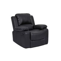Fauteuil relax Vedia "Boston"  Très confortable  Noir