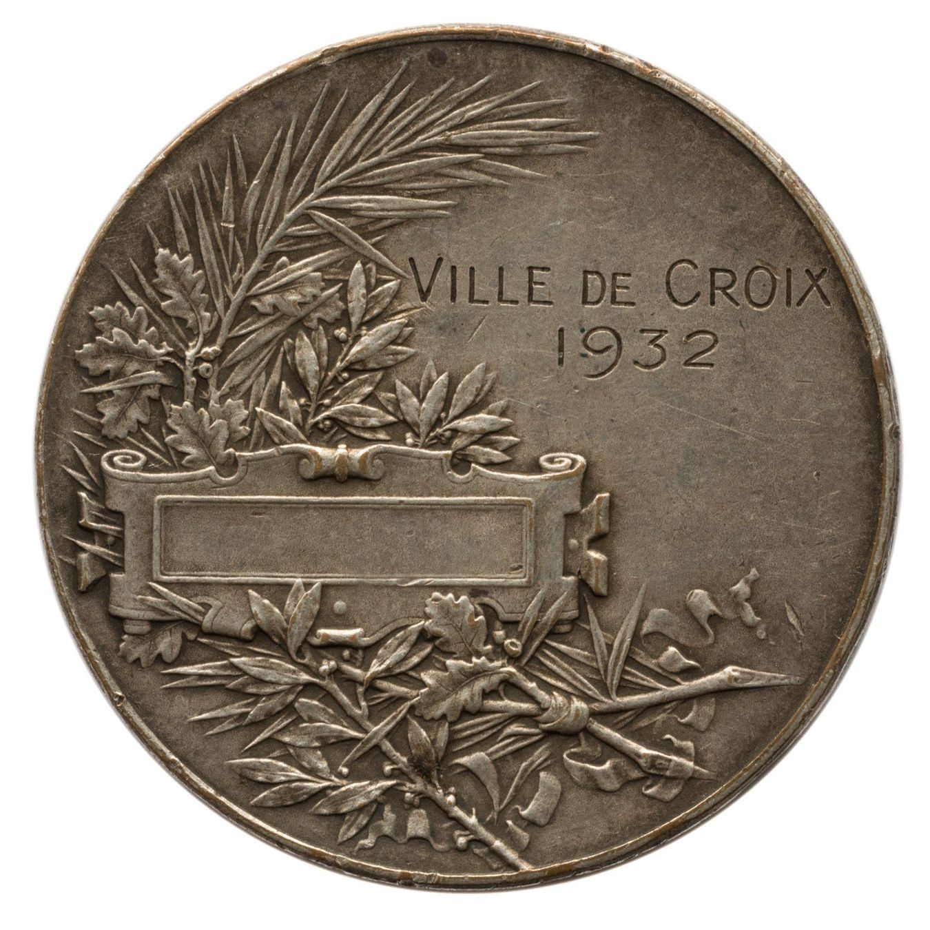 Medaglie: Medaille Ville de Croix 1932 – Usato da Rotkreuz venduto da Swiss-Coins 1
