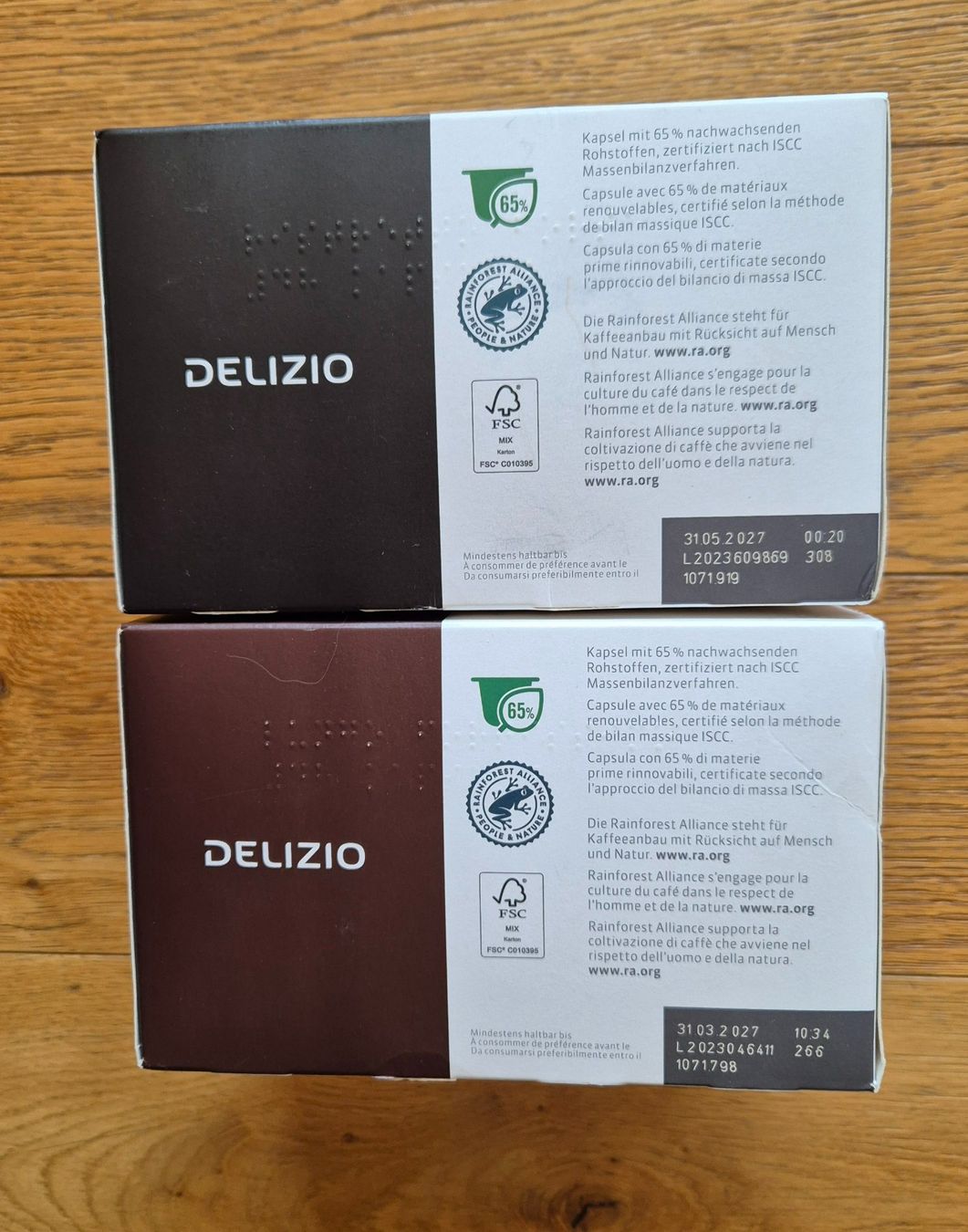 Delizio Cibi & Specialità: DELIZIO Kaffeekapseln Lungo 4 Sorten neu – Nuovo e nell'imballaggio originale da Aadorf venduto da Merlin111 1