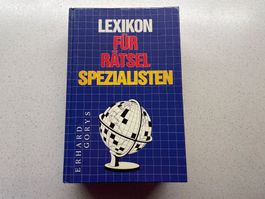 Buch: Lexikon für Rätselspezialisten