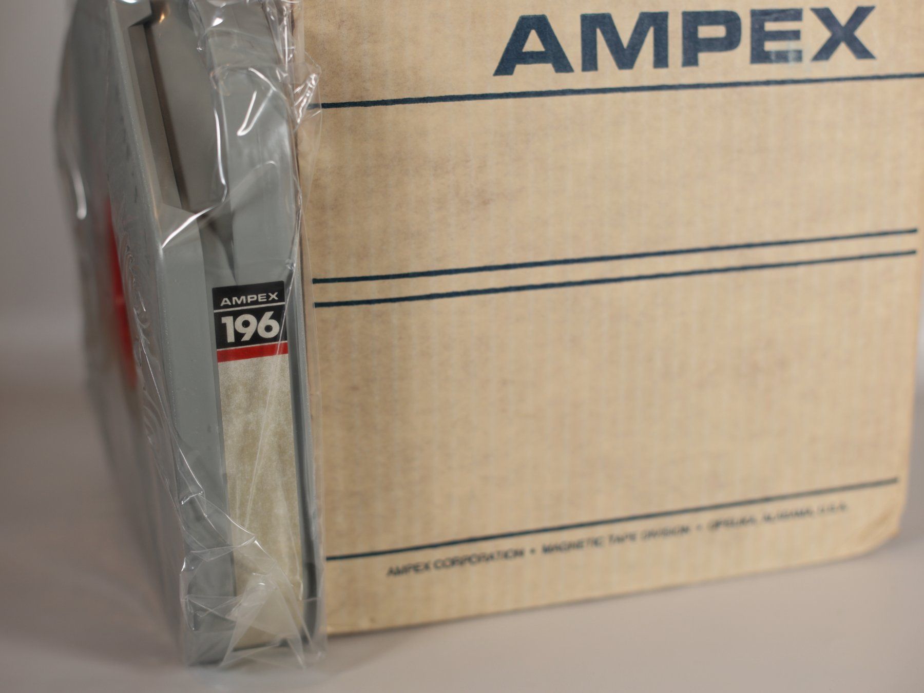 Ampex Apparecchi a nastro: 5 x bandes Ampex 196 - 1630 tapes – Nuovo e nell'imballaggio originale da Biel/Bienne venduto da paillardbolex 1