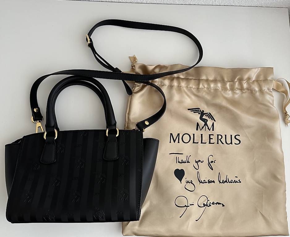 Maison Mollerus Borse da donna: Mollerus RIED Tasche schwarz – Usato da Biel/Bienne venduto da joy108 1