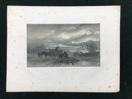 Litho 'Le retour de la pèche'